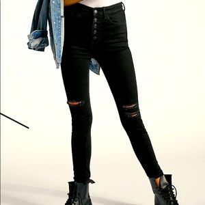 Free People High Waisted skinny jeans Sz26